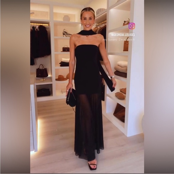 ZARA COMBINED DRESS WITH TRANSPARENCIES - Picture 4 of 16